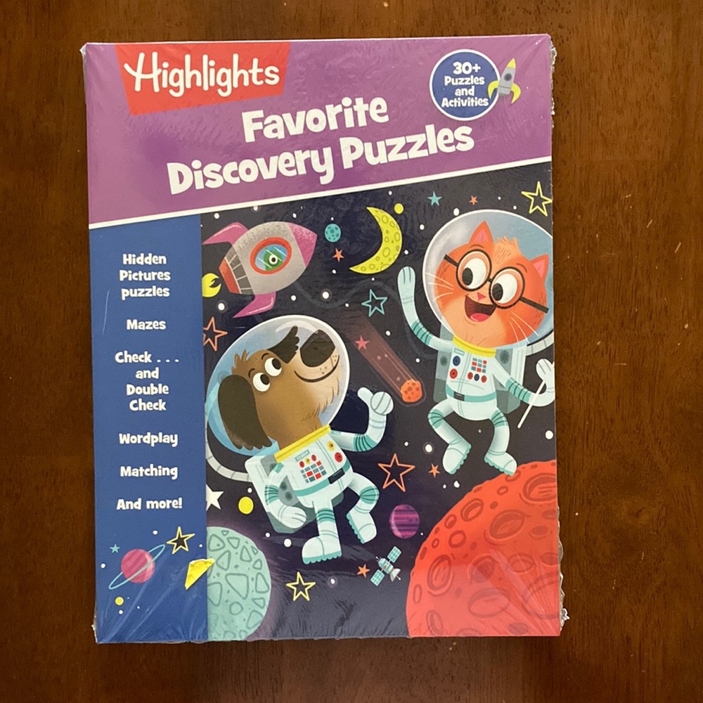 NWT Highlights 3 Pack Puzzles and Activities Books
